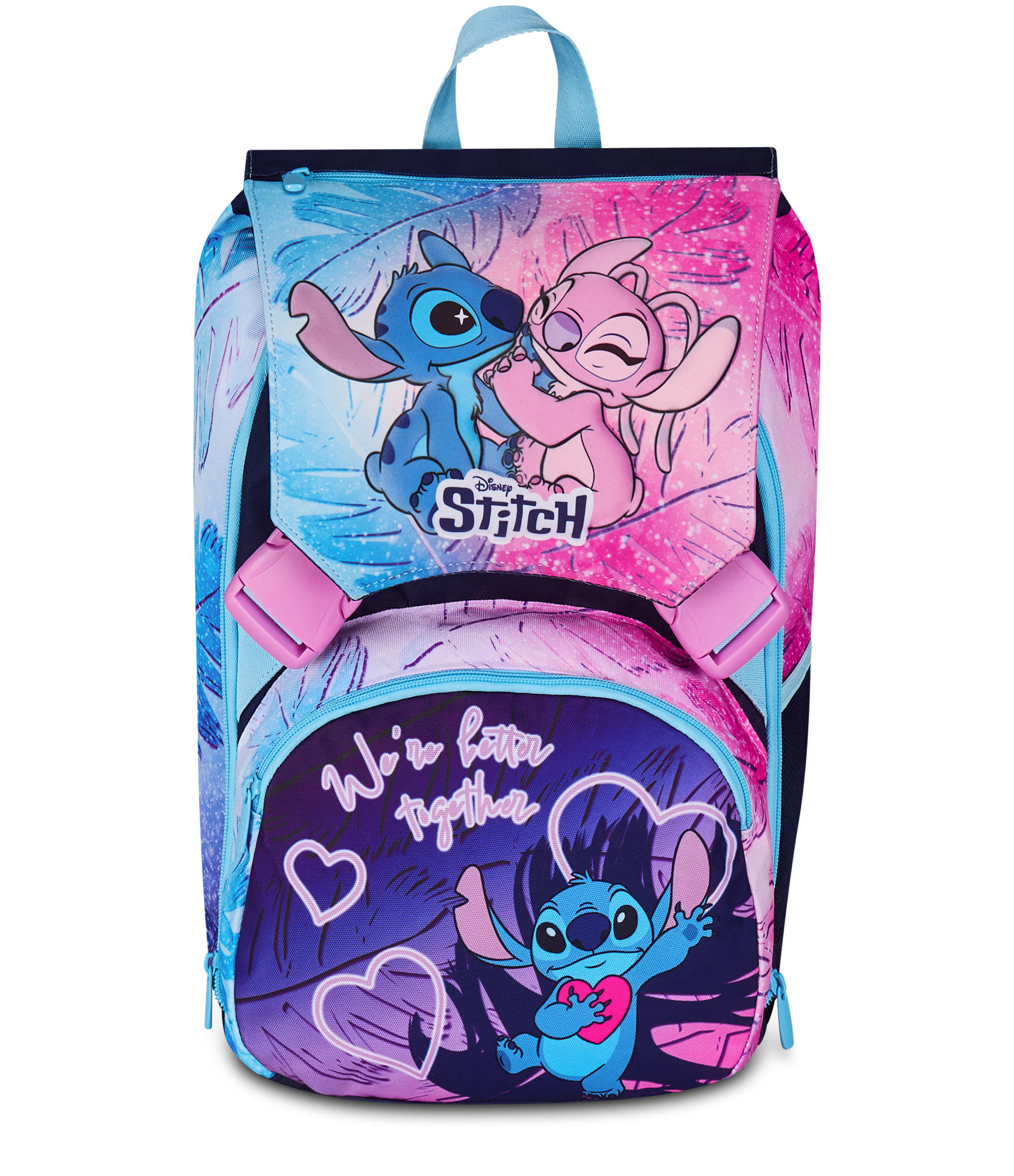 ZAINO ESTENSIBILE BIG LILO & STITCH  CUTE AND FLUFFY